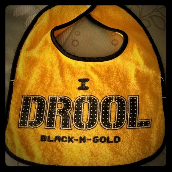 Pittsburgh Steelers Baby Bib - Picture 1 of 1